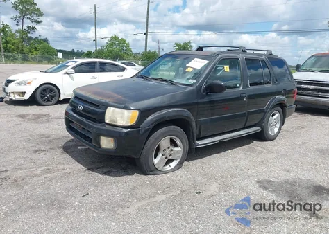 2002 Infiniti Qx4 Luxury z USA, uszkodzony, nr VIN JNRDR09Y22W256088